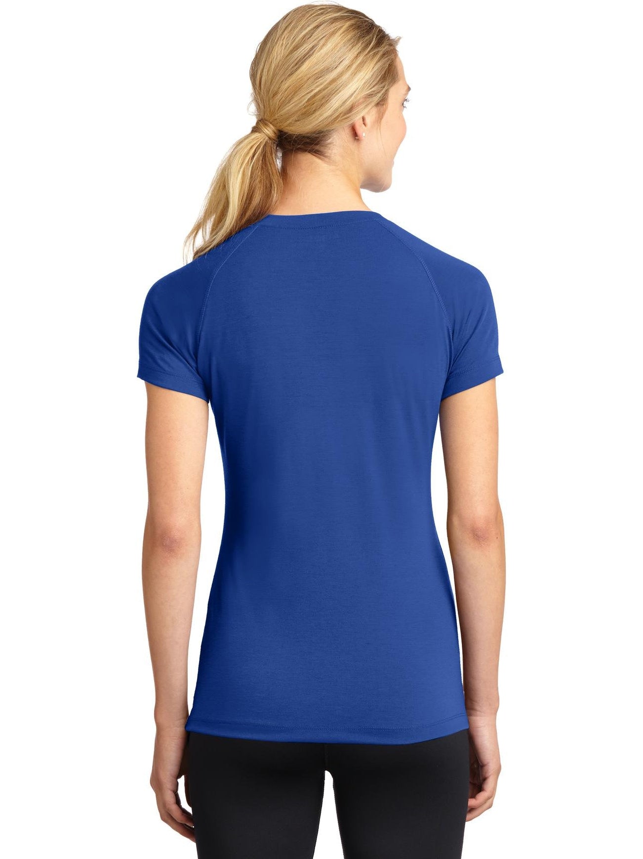 no-logo Sport-Tek Ladies Ultimate Performance V-Neck-Regular-Sport-Tek-Thread Logic