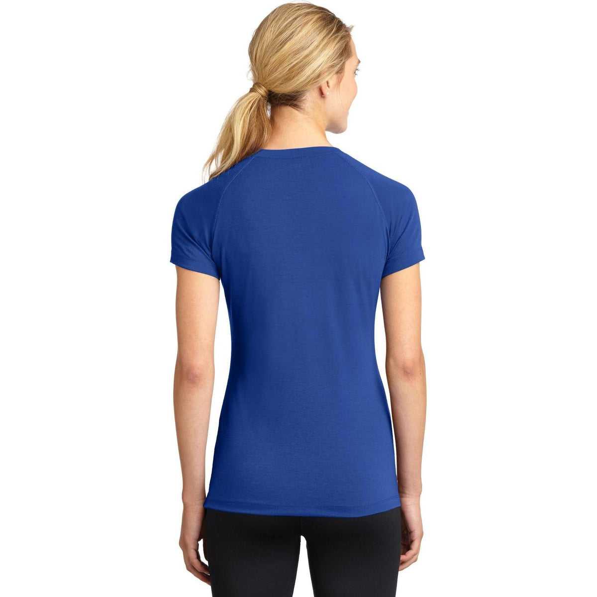no-logo Sport-Tek Women's Ultimate Performance V-Neck-Polos-Sport-Tek-Thread Logic