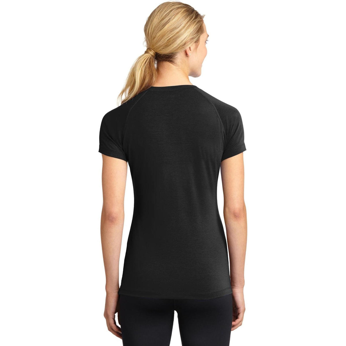 no-logo Sport-Tek Women's Ultimate Performance V-Neck-Polos-Sport-Tek-Thread Logic