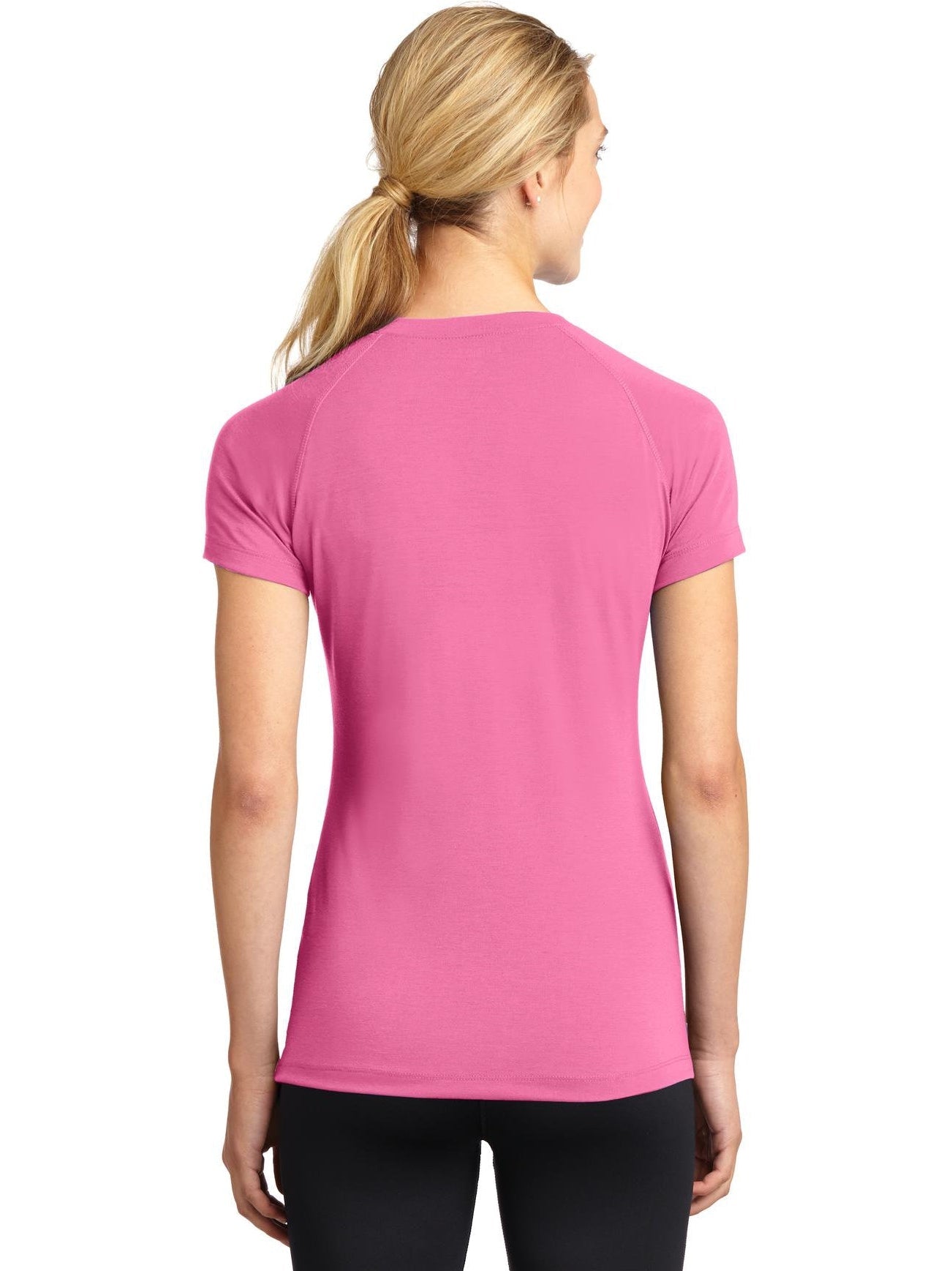 no-logo Sport-Tek Ladies Ultimate Performance V-Neck-Regular-Sport-Tek-Thread Logic