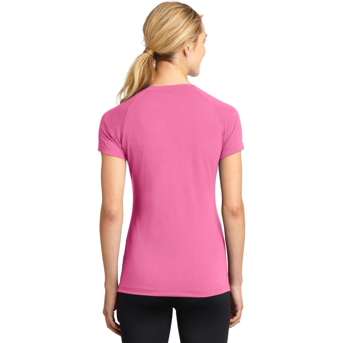 no-logo Sport-Tek Women's Ultimate Performance V-Neck-Polos-Sport-Tek-Thread Logic