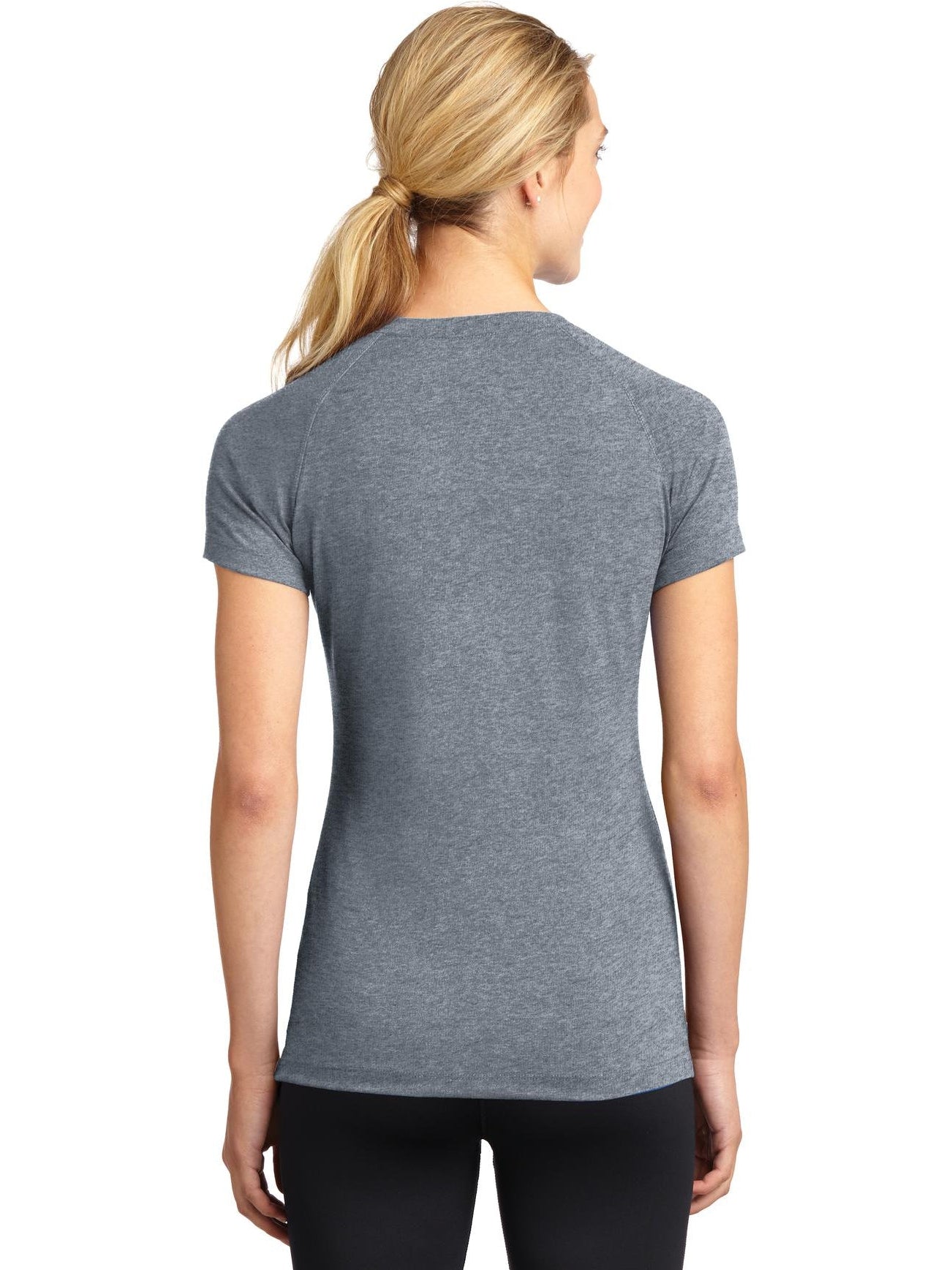 no-logo Sport-Tek Ladies Ultimate Performance V-Neck-Regular-Sport-Tek-Thread Logic