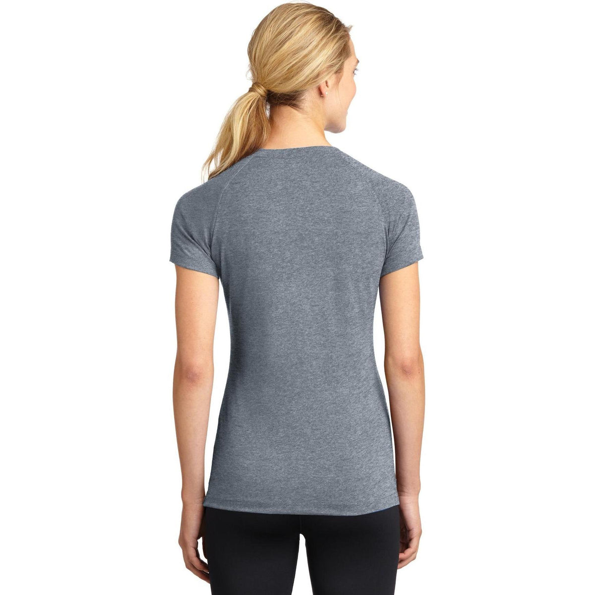 no-logo Sport-Tek Women's Ultimate Performance V-Neck-Polos-Sport-Tek-Thread Logic
