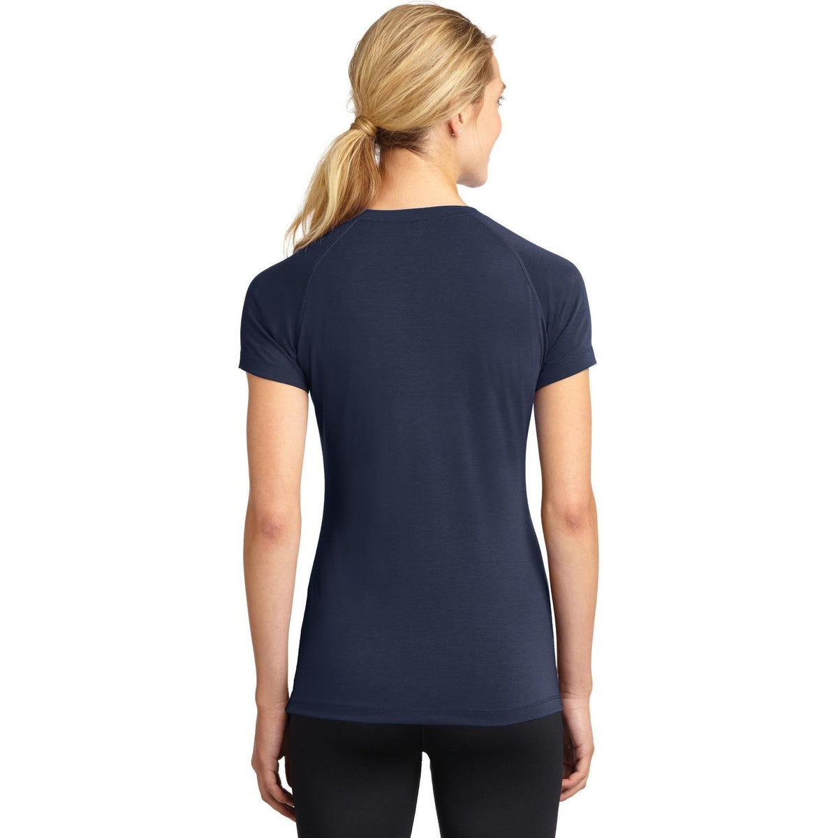 no-logo Sport-Tek Women's Ultimate Performance V-Neck-Polos-Sport-Tek-Thread Logic