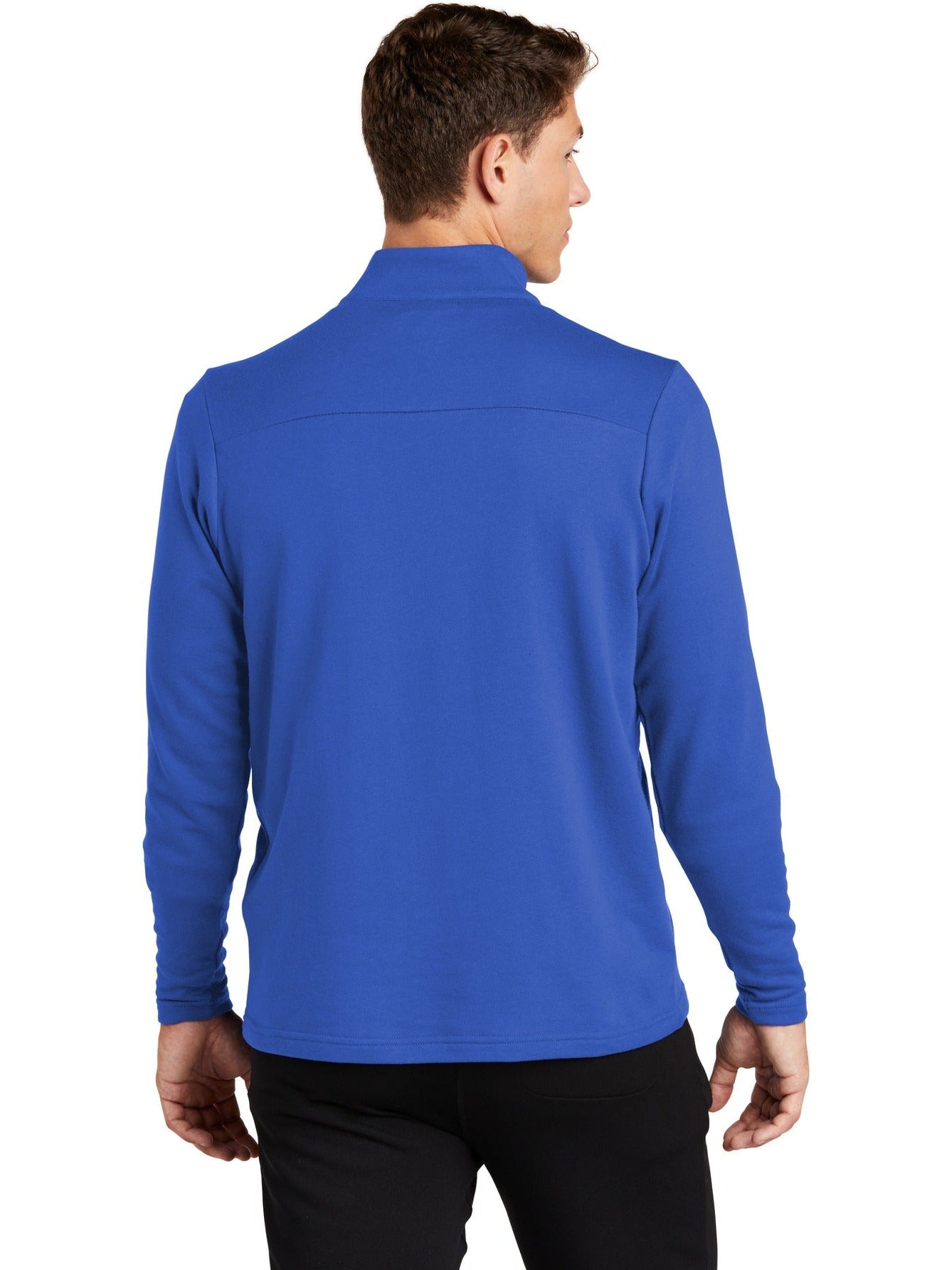 no-logo Sport-Tek Lightweight French Terry 1/4-Zip Pullover-Regular-Sport-Tek-Thread Logic