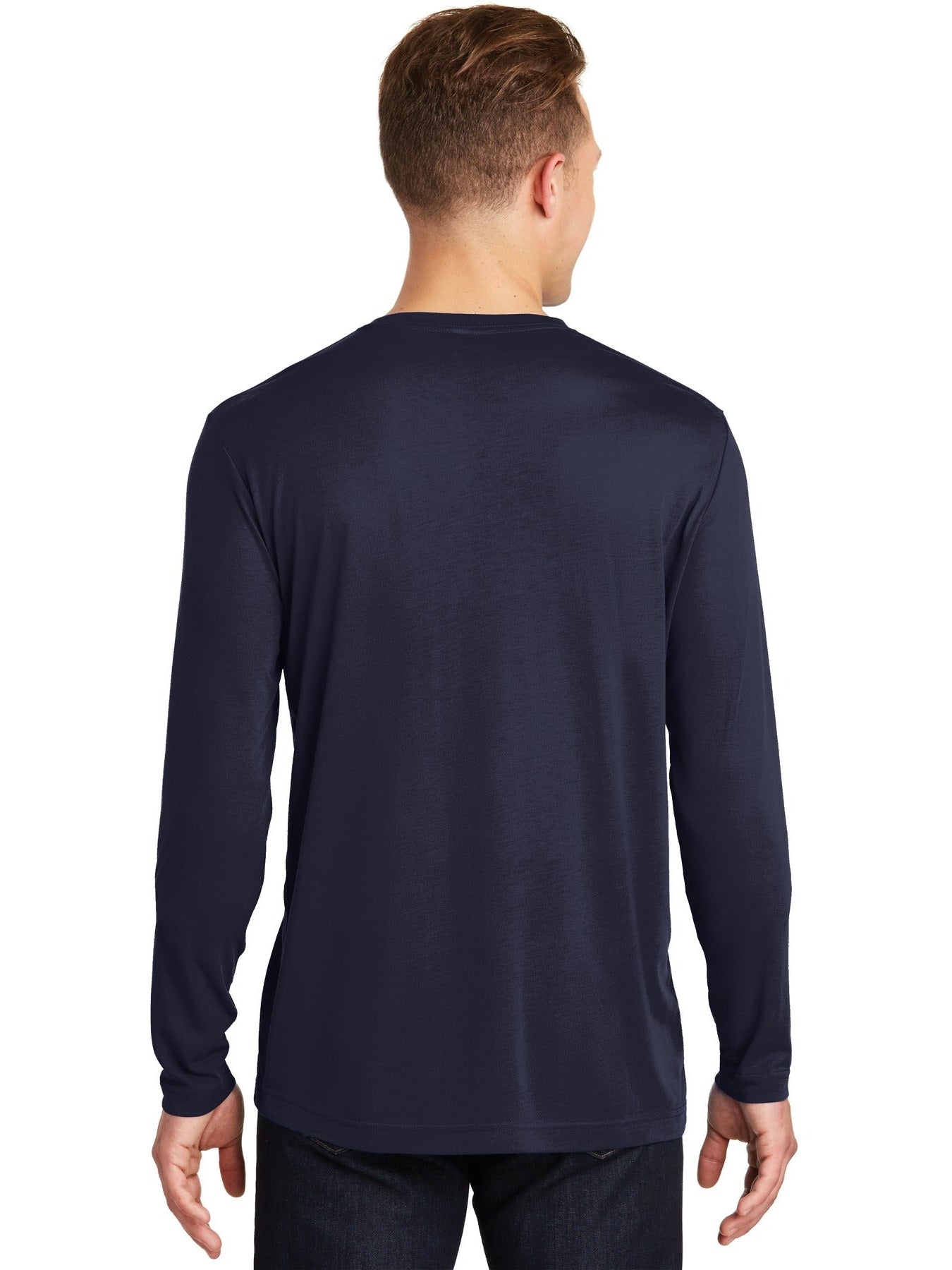 no-logo Sport-Tek Long Sleeve Posicharge Competitor Cotton Touch Tee-Regular-Sport-Tek-Thread Logic