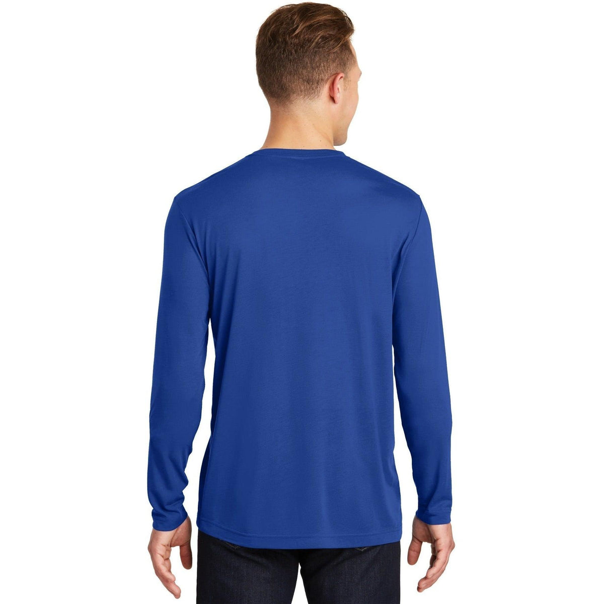 no-logo Sport-Tek Long Sleeve Posicharge Competitor Cotton Touch Tee-Regular-Sport-Tek-Thread Logic