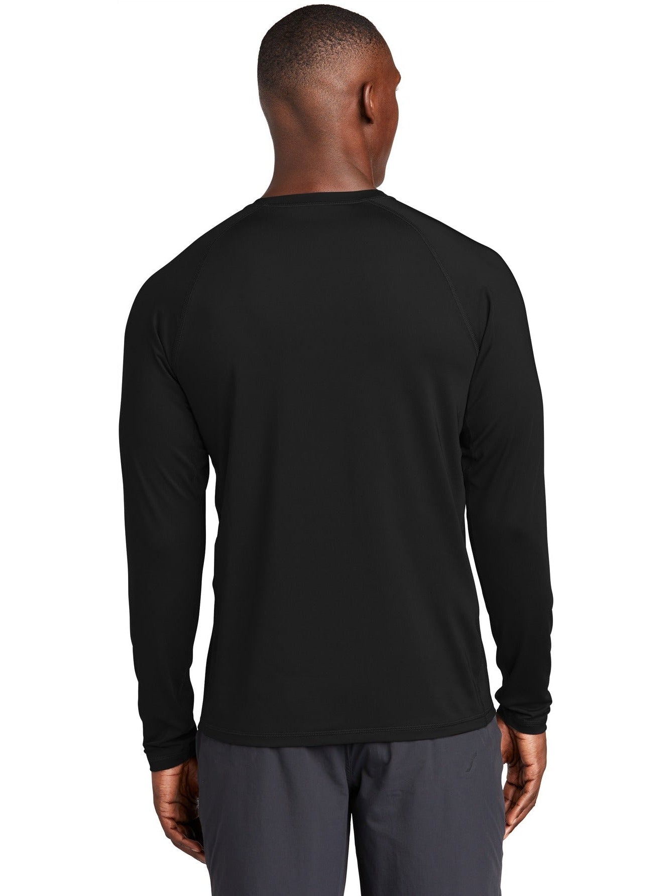 no-logo Sport-Tek Long Sleeve Rashguard Tee-Regular-Sport-Tek-Thread Logic