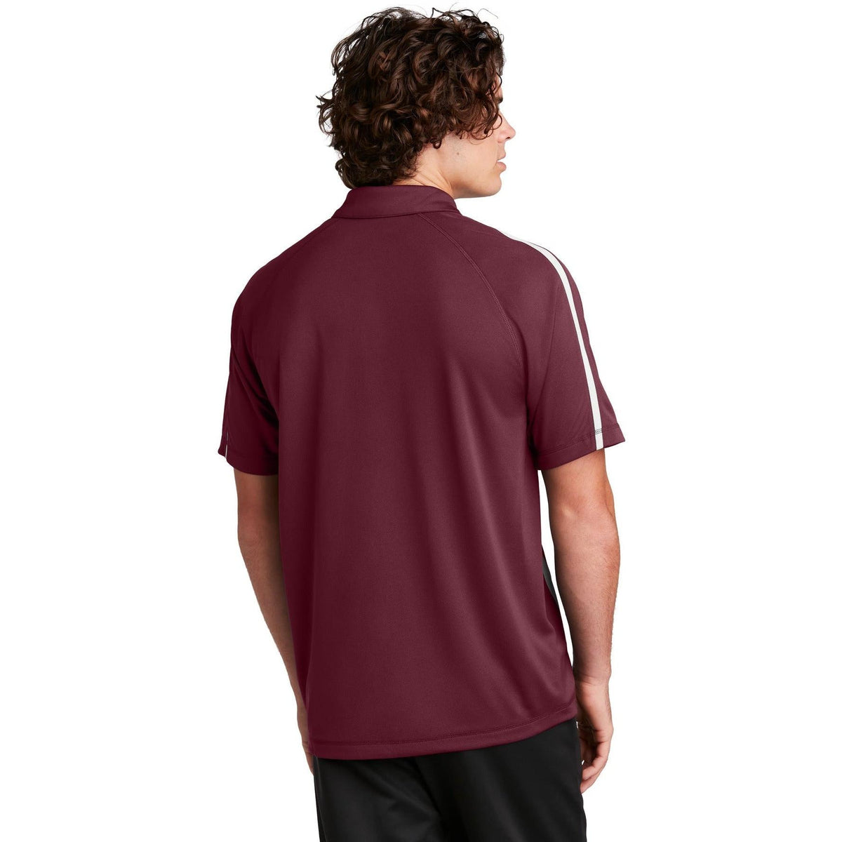 no-logo Sport-Tek Micro-Mesh Colorblock Polo-Regular-Sport-Tek-Thread Logic