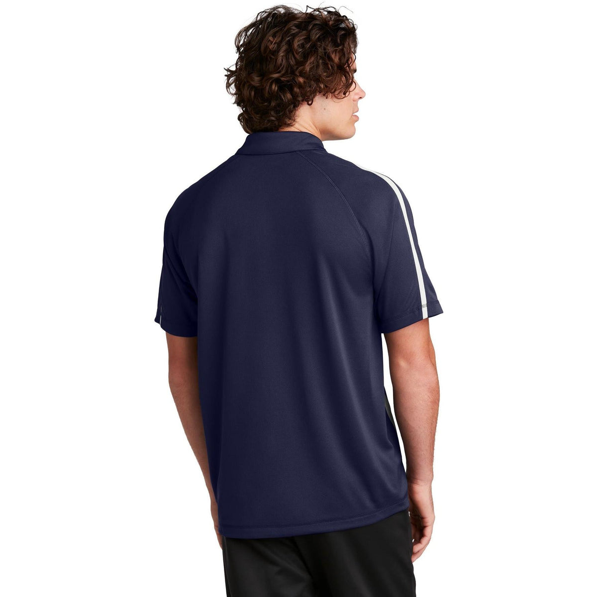 no-logo Sport-Tek Micro-Mesh Colorblock Polo-Regular-Sport-Tek-Thread Logic