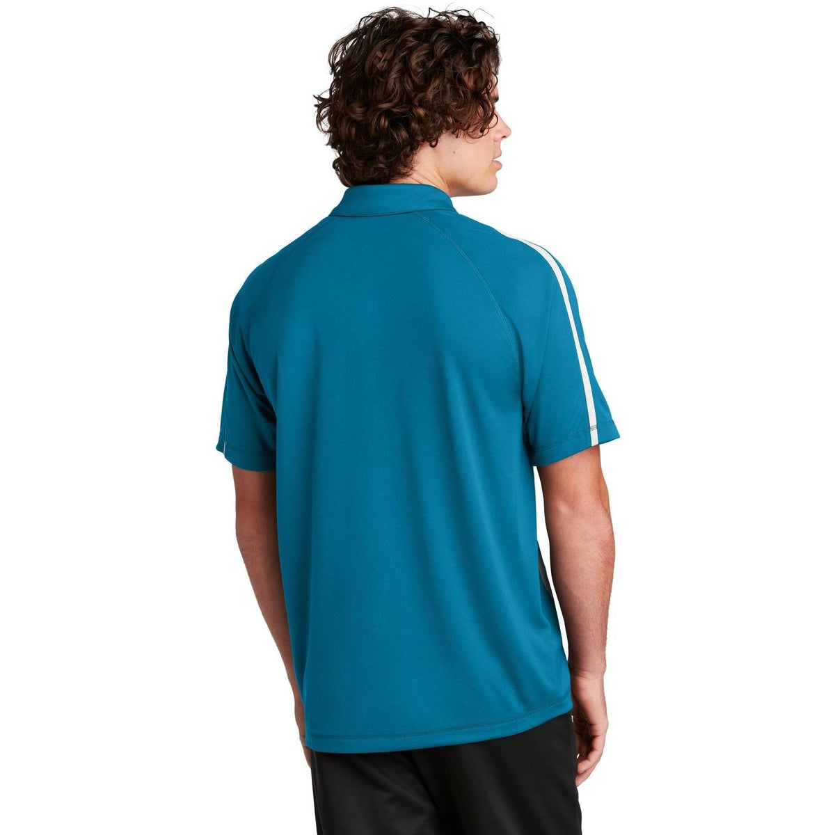 no-logo Sport-Tek Micro-Mesh Colorblock Polo-Regular-Sport-Tek-Thread Logic