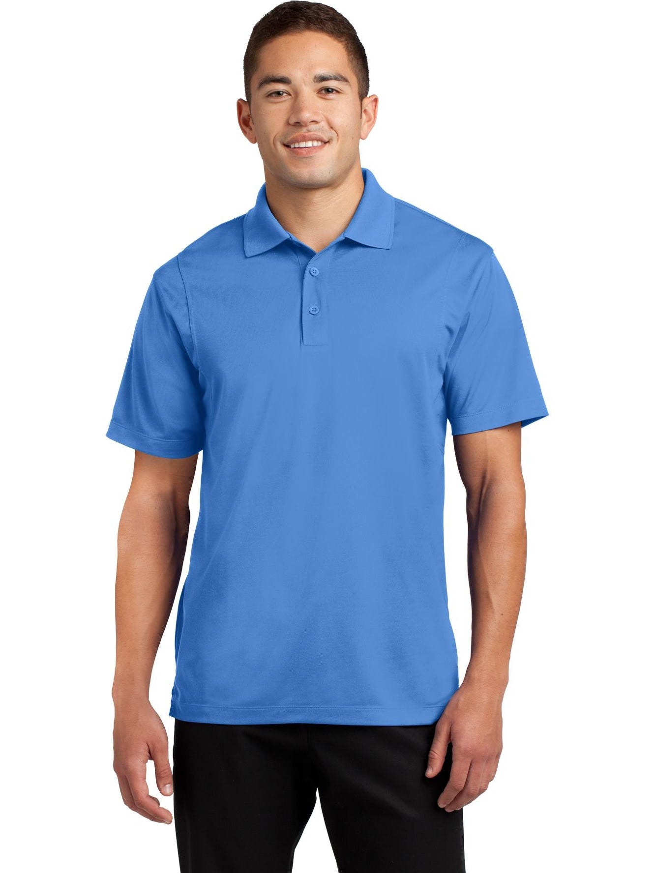 Sport-Tek Micropique Sport-Wick Polo-Regular-Sport-Tek-Blue Lake-S-Thread Logic
