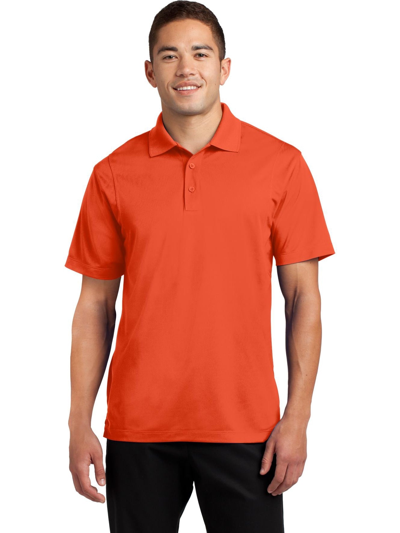 Sport-Tek Micropique Sport-Wick Polo-Regular-Sport-Tek-Deep Orange-S-Thread Logic