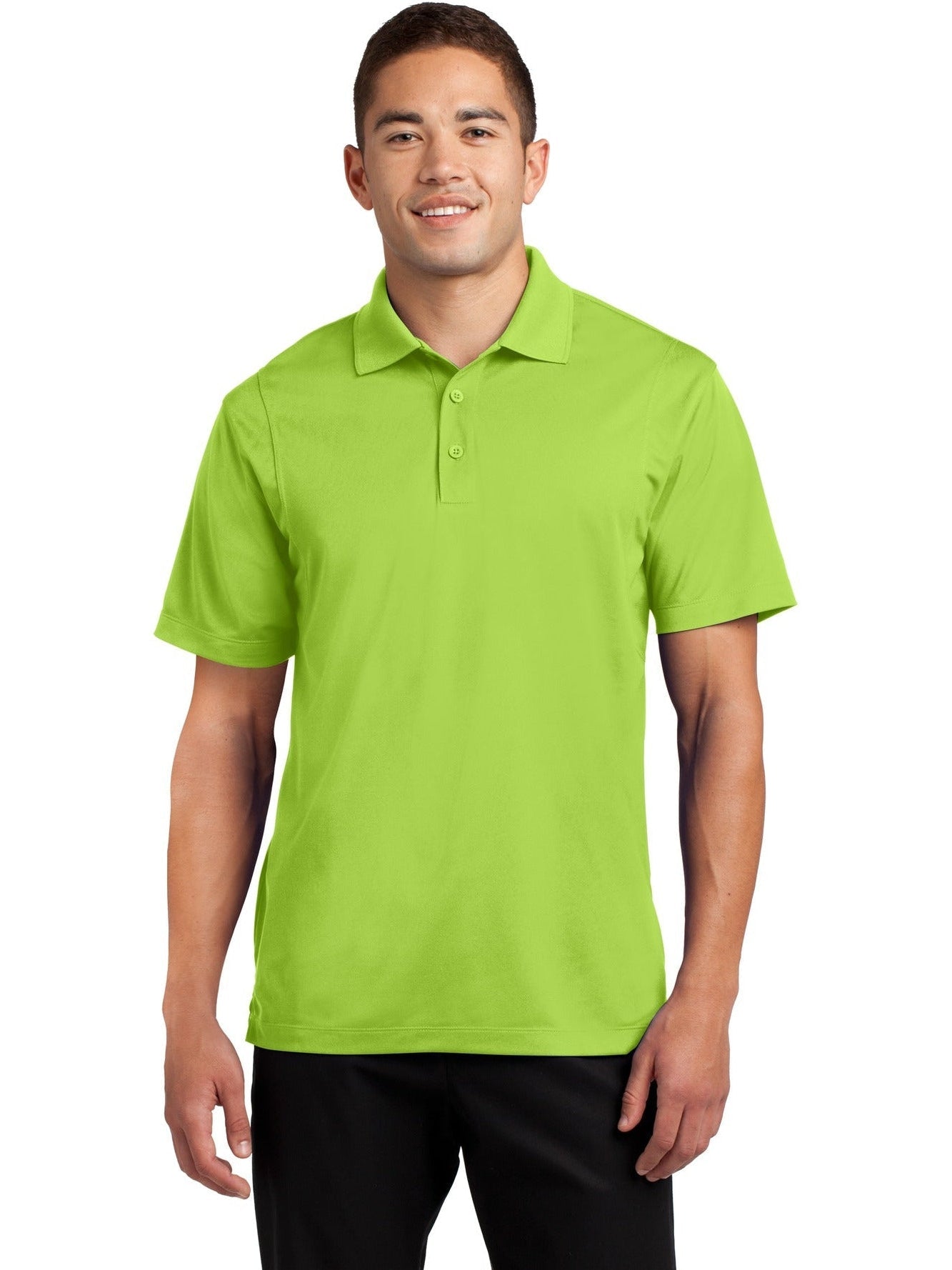 Sport-Tek Micropique Sport-Wick Polo-Regular-Sport-Tek-Lime Shock-S-Thread Logic