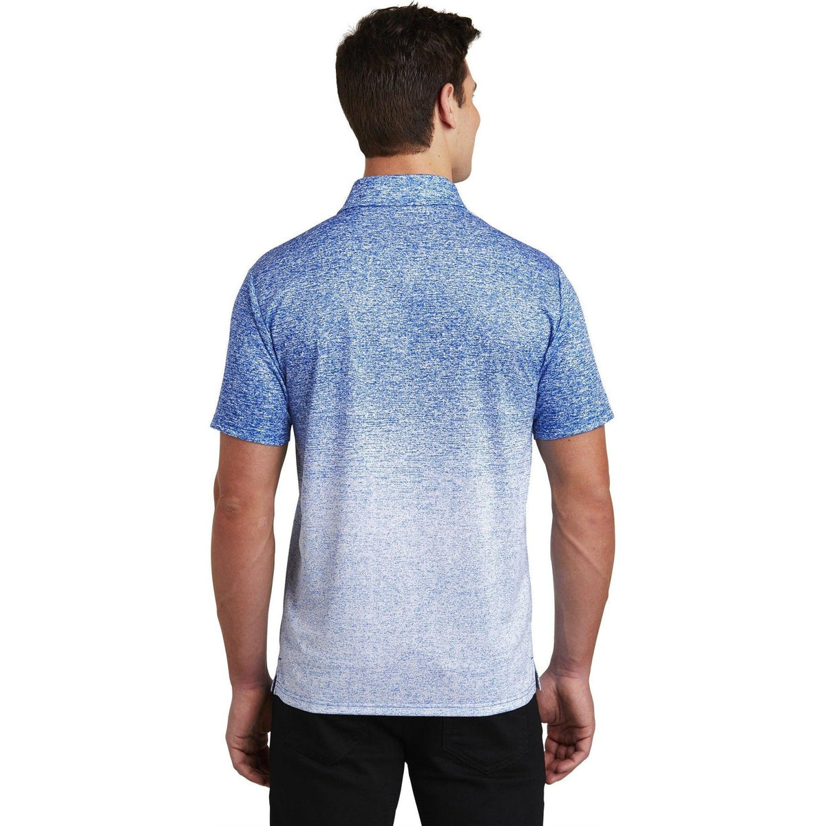 no-logo Sport-Tek Ombre Heather Polo-Regular-Sport-Tek-Thread Logic