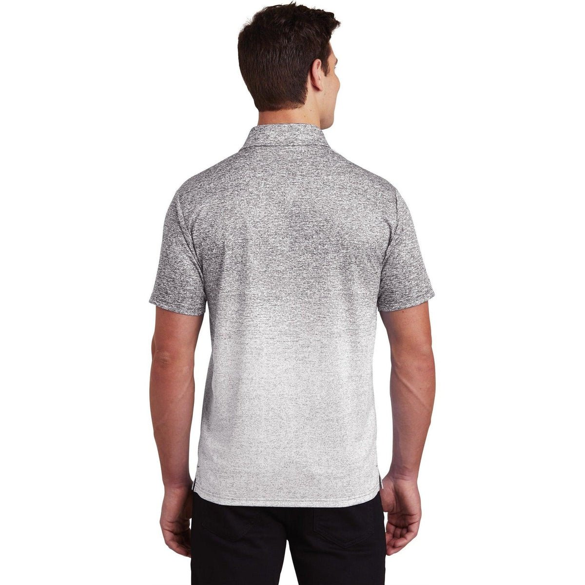 no-logo Sport-Tek Ombre Heather Polo-Regular-Sport-Tek-Thread Logic