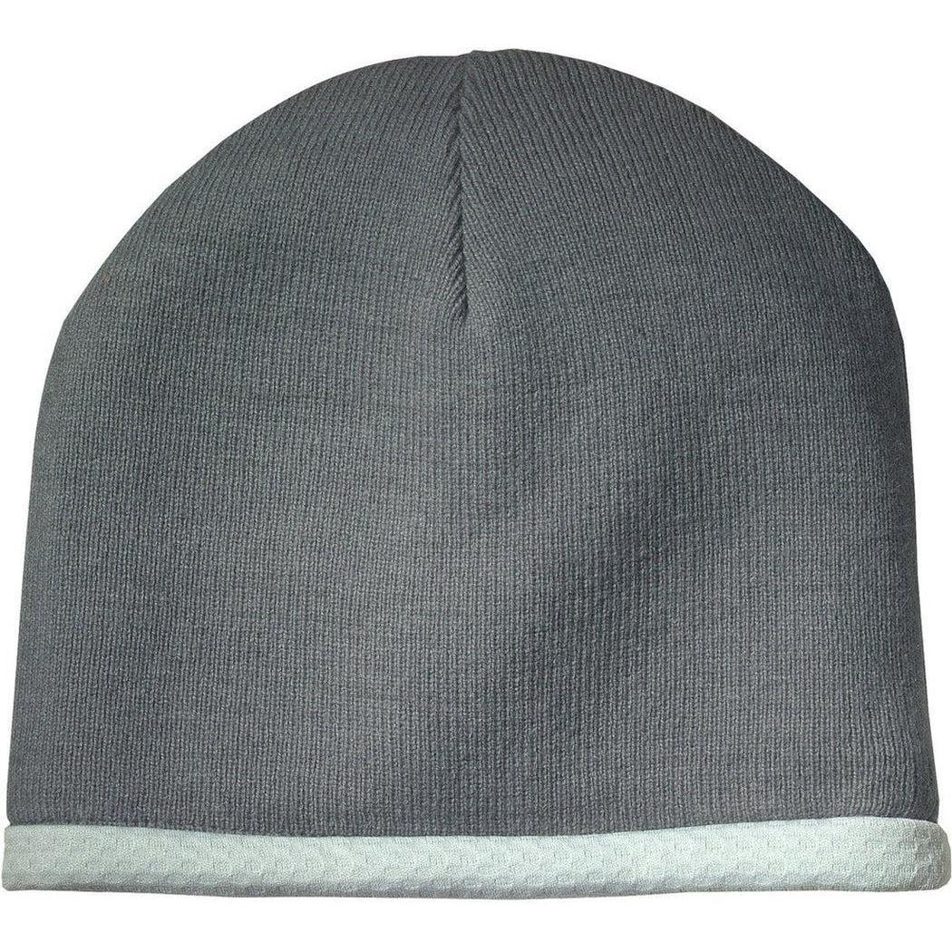 no-logo Sport-Tek Performance Knit Hat-Headwear-Sport-Tek-Athletic Heather-OSFA-Thread Logic