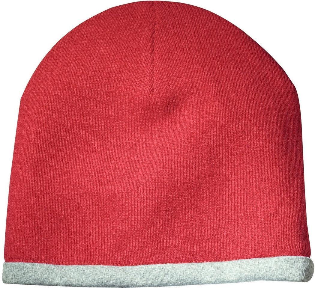 Sport-Tek Performance Knit Hat-Regular-Sport-Tek-True Red-OSFA-Thread Logic