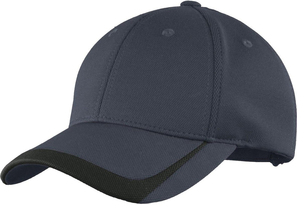 Sport-Tek Pique Colorblock Cap-Regular-Sport-Tek-Graphite/Black-OSFA-Thread Logic no-logo