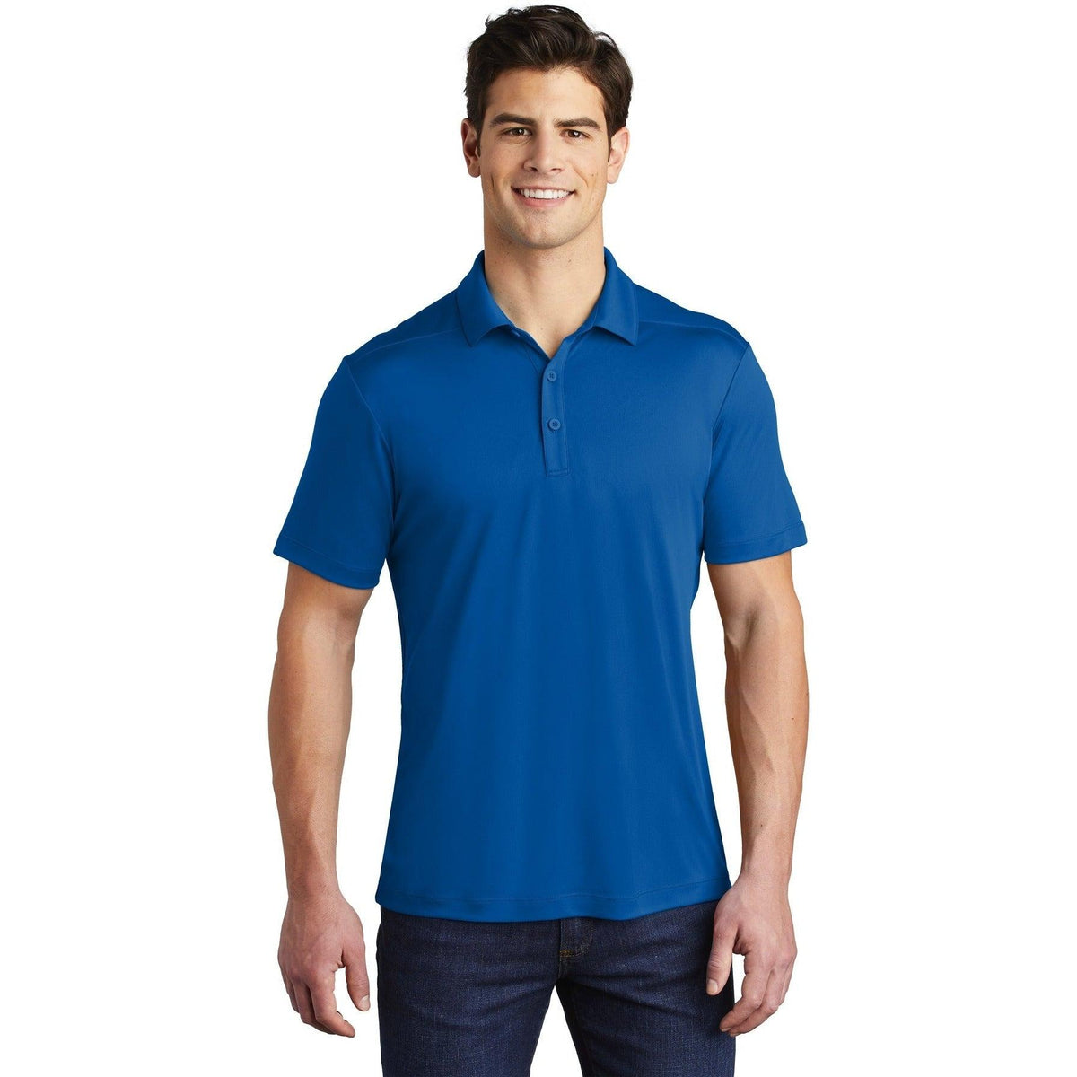 no-logo Sport-Tek Posi-UV Pro Polo-Regular-Sport-Tek-True Royal-S-Thread Logic
