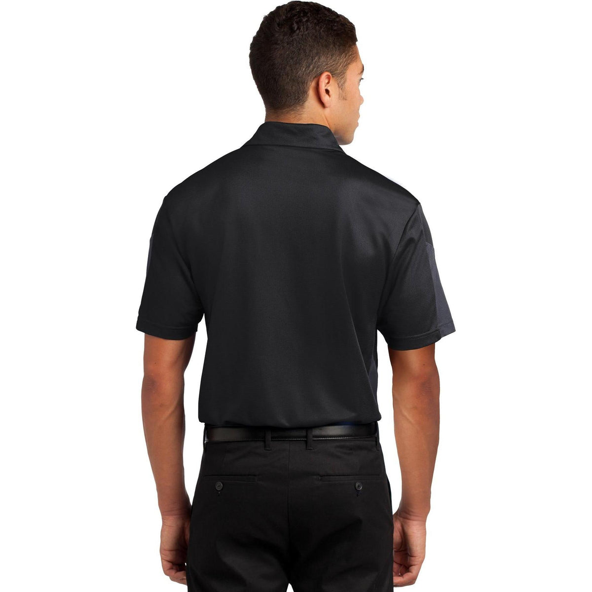 no-logo Sport-Tek PosiCharge Active Textured Colorblock Polo-Regular-Sport-Tek-Thread Logic