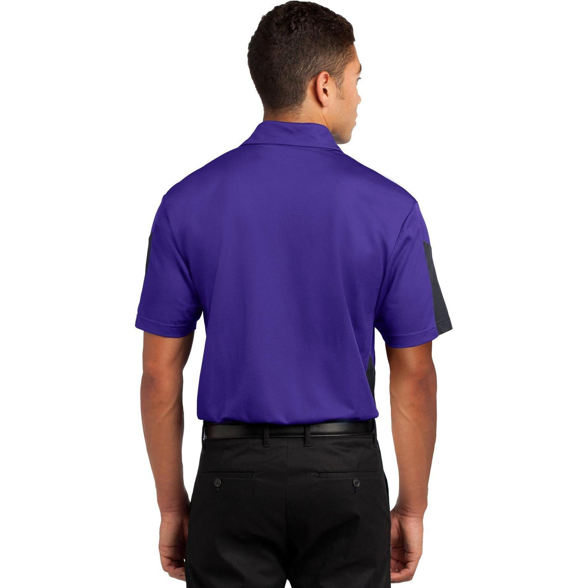 no-logo Sport-Tek PosiCharge Active Textured Colorblock Polo-Regular-Sport-Tek-Thread Logic