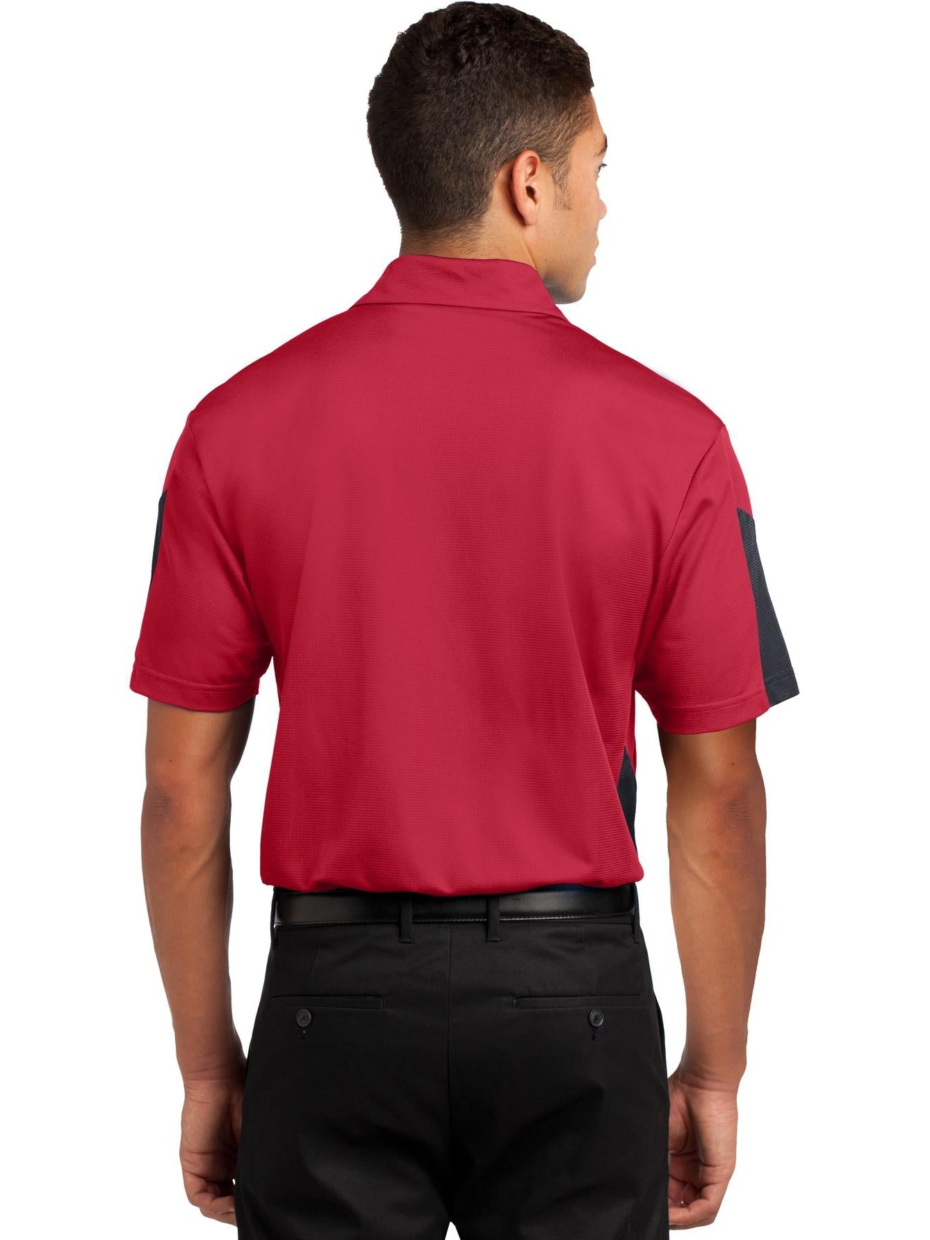 no-logo Sport-Tek PosiCharge Active Textured Colorblock Polo-Regular-Sport-Tek-Thread Logic