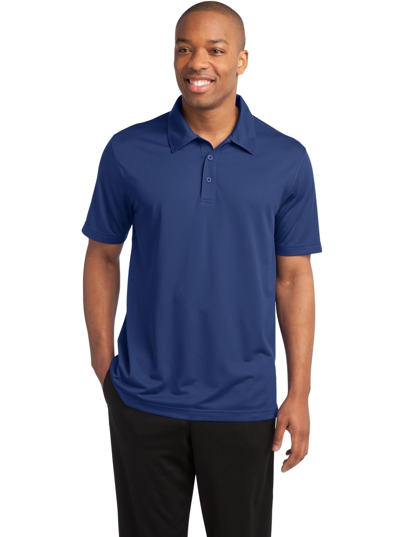 Sport-Tek PosiCharge Active Textured Polo-Active-Sport-Tek-True Royal-S-Thread Logic