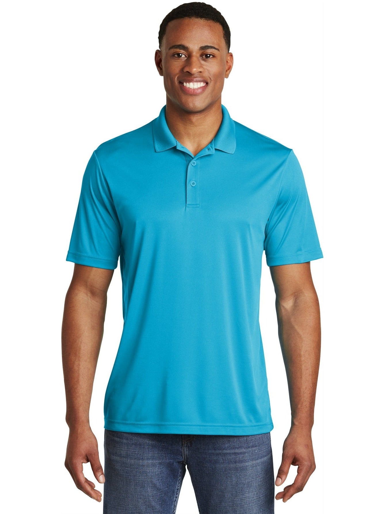 Sport-Tek PosiCharge Competitor Polo-Regular-Sport-Tek-Atomic Blue-S-Thread Logic
