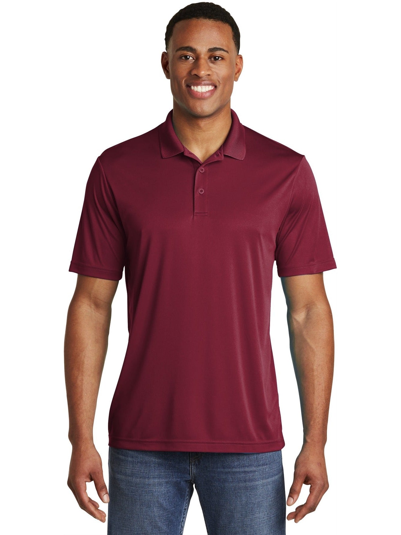 Sport-Tek PosiCharge Competitor Polo-Regular-Sport-Tek-Maroon-S-Thread Logic