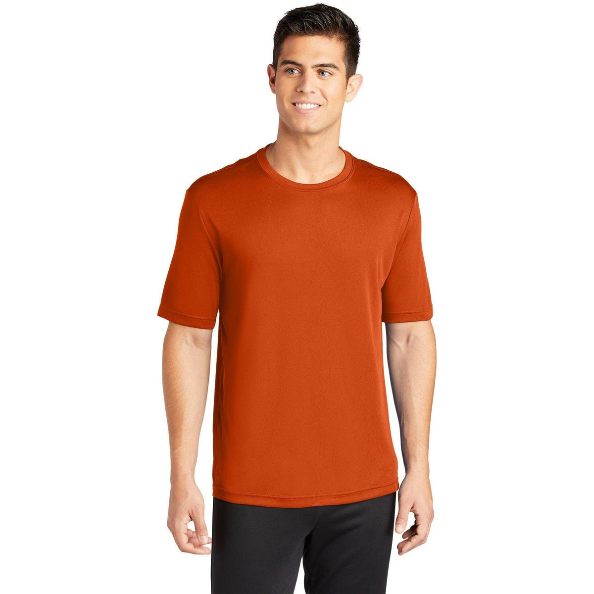 no-logo Sport-Tek PosiCharge Competitor Tee-Polos-Sport-Tek-Deep Orange-S-Thread Logic