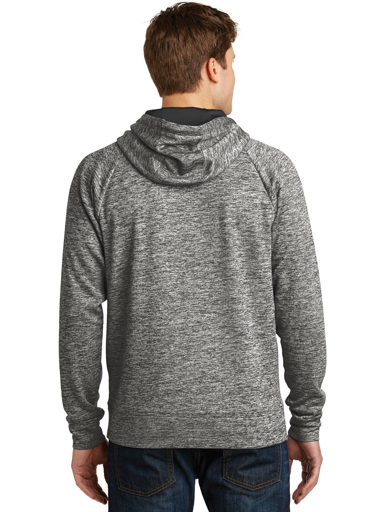 no-logo Sport-Tek PosiCharge Electric Heather Fleece Hooded Pullover-Regular-Sport-Tek-Thread Logic