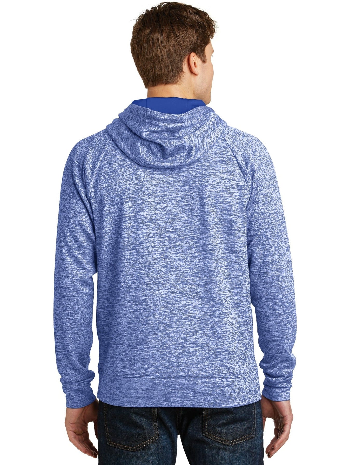 no-logo Sport-Tek PosiCharge Electric Heather Fleece Hooded Pullover-Regular-Sport-Tek-Thread Logic