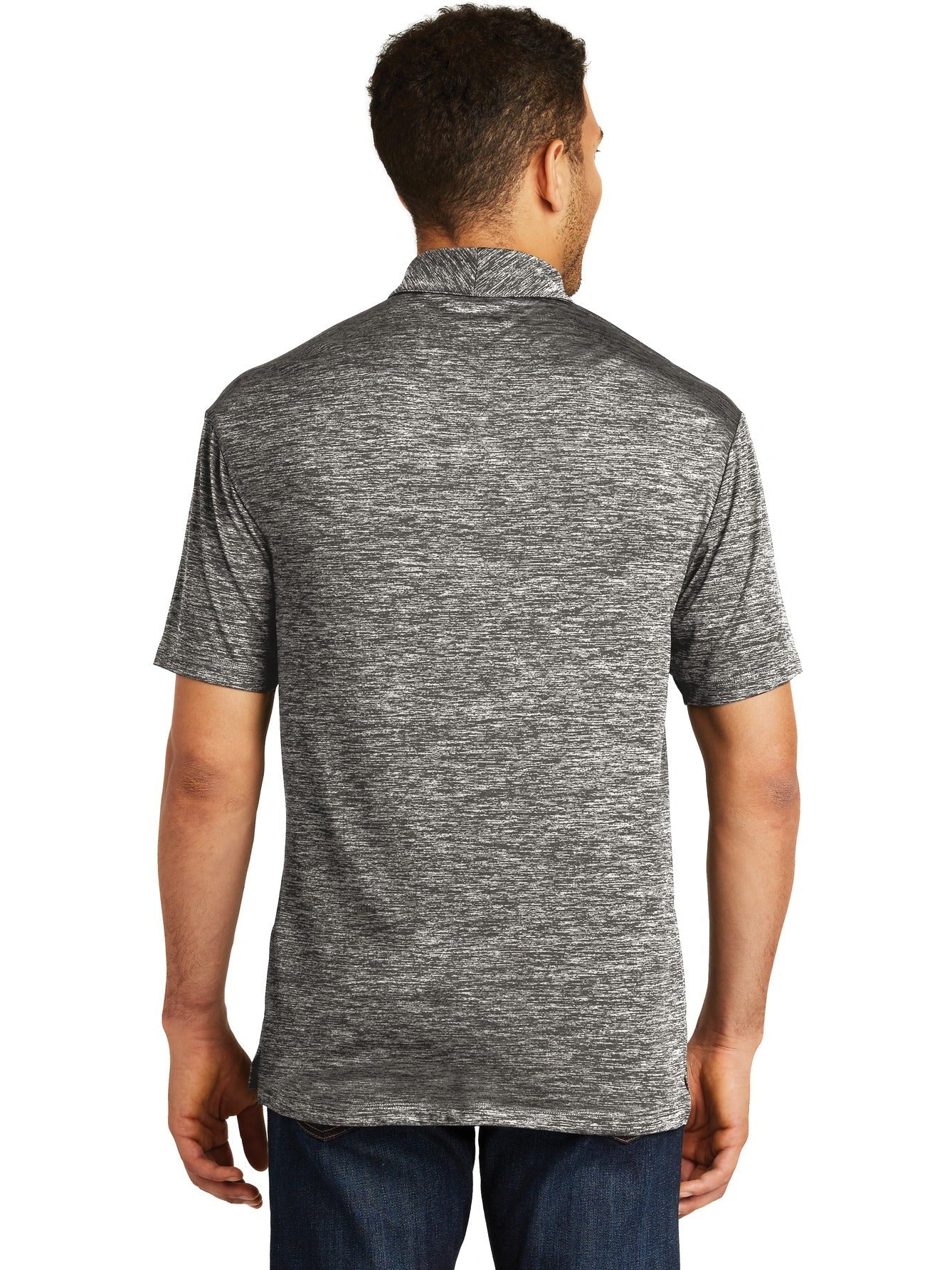 no-logo Sport-Tek PosiCharge Electric Heather Polo-Regular-Sport-Tek-Thread Logic