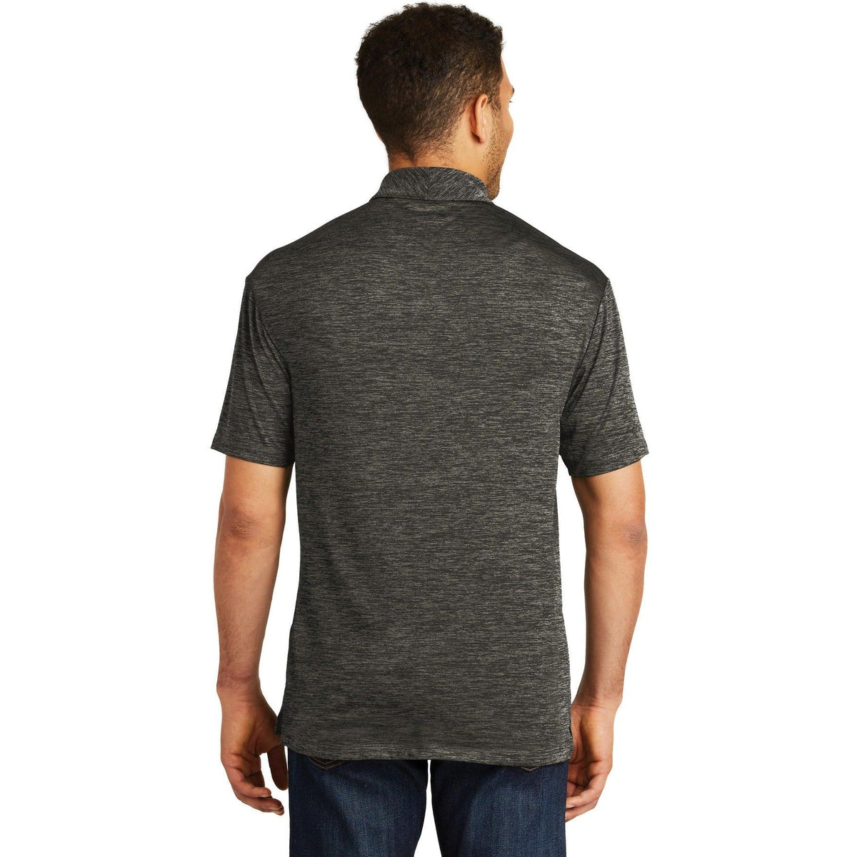 no-logo Sport-Tek PosiCharge Electric Heather Polo-Regular-Sport-Tek-Thread Logic