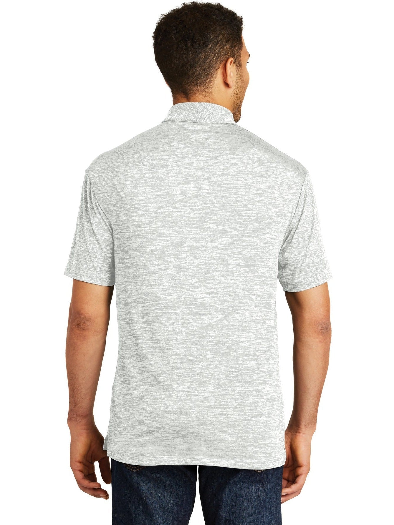 no-logo Sport-Tek PosiCharge Electric Heather Polo-Regular-Sport-Tek-Thread Logic