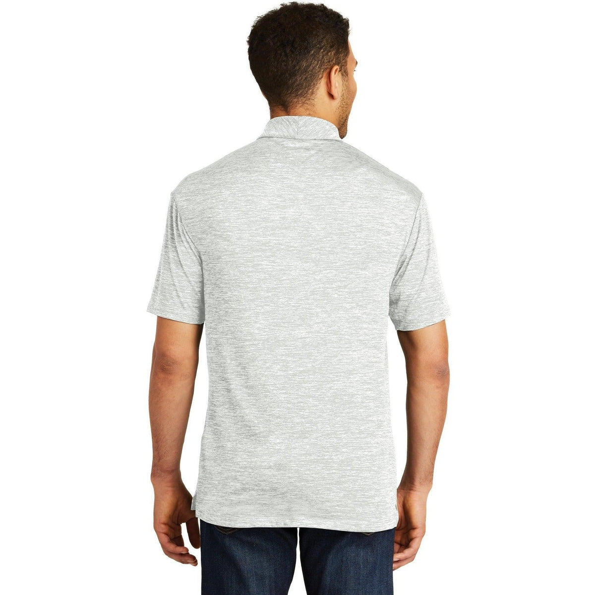 no-logo Sport-Tek PosiCharge Electric Heather Polo-Regular-Sport-Tek-Thread Logic