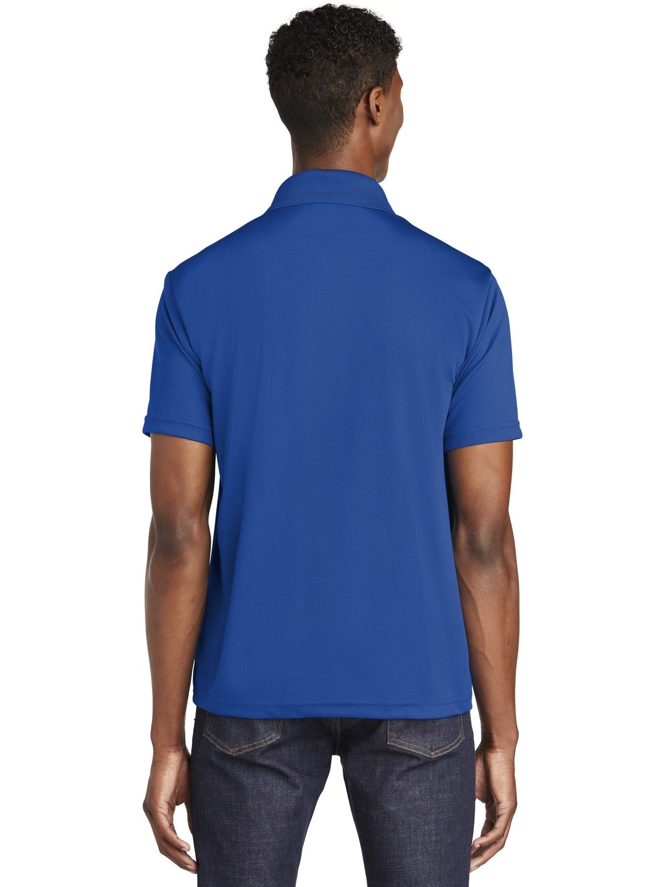 no-logo Sport-Tek PosiCharge RacerMesh Polo-Regular-Sport-Tek-Thread Logic