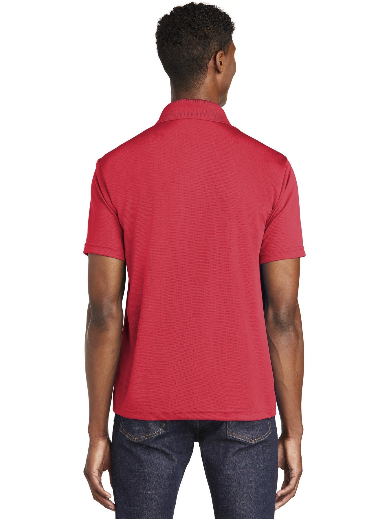 no-logo Sport-Tek PosiCharge RacerMesh Polo-Regular-Sport-Tek-Thread Logic