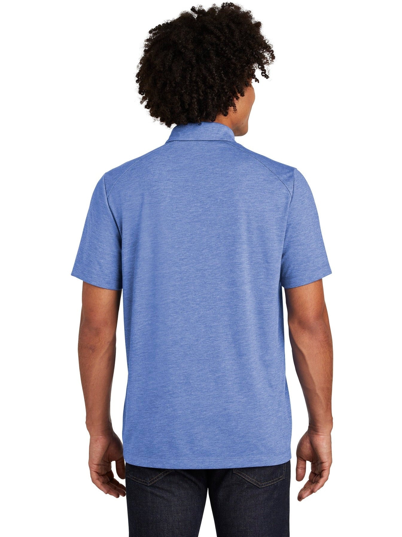 no-logo Sport-Tek PosiCharge Tri-Blend Wicking Polo-Regular-Sport-Tek-Thread Logic