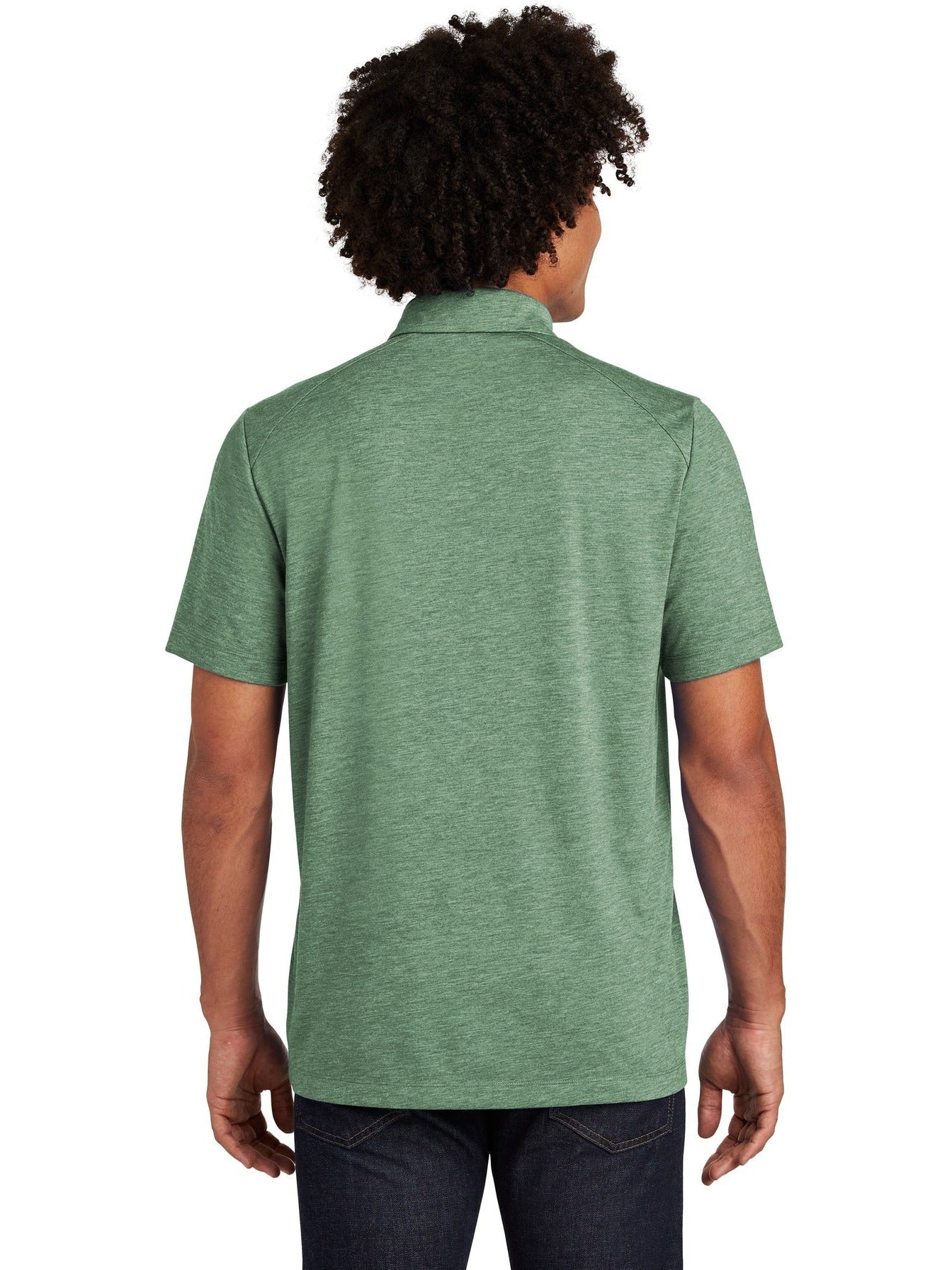 no-logo Sport-Tek PosiCharge Tri-Blend Wicking Polo-Regular-Sport-Tek-Thread Logic