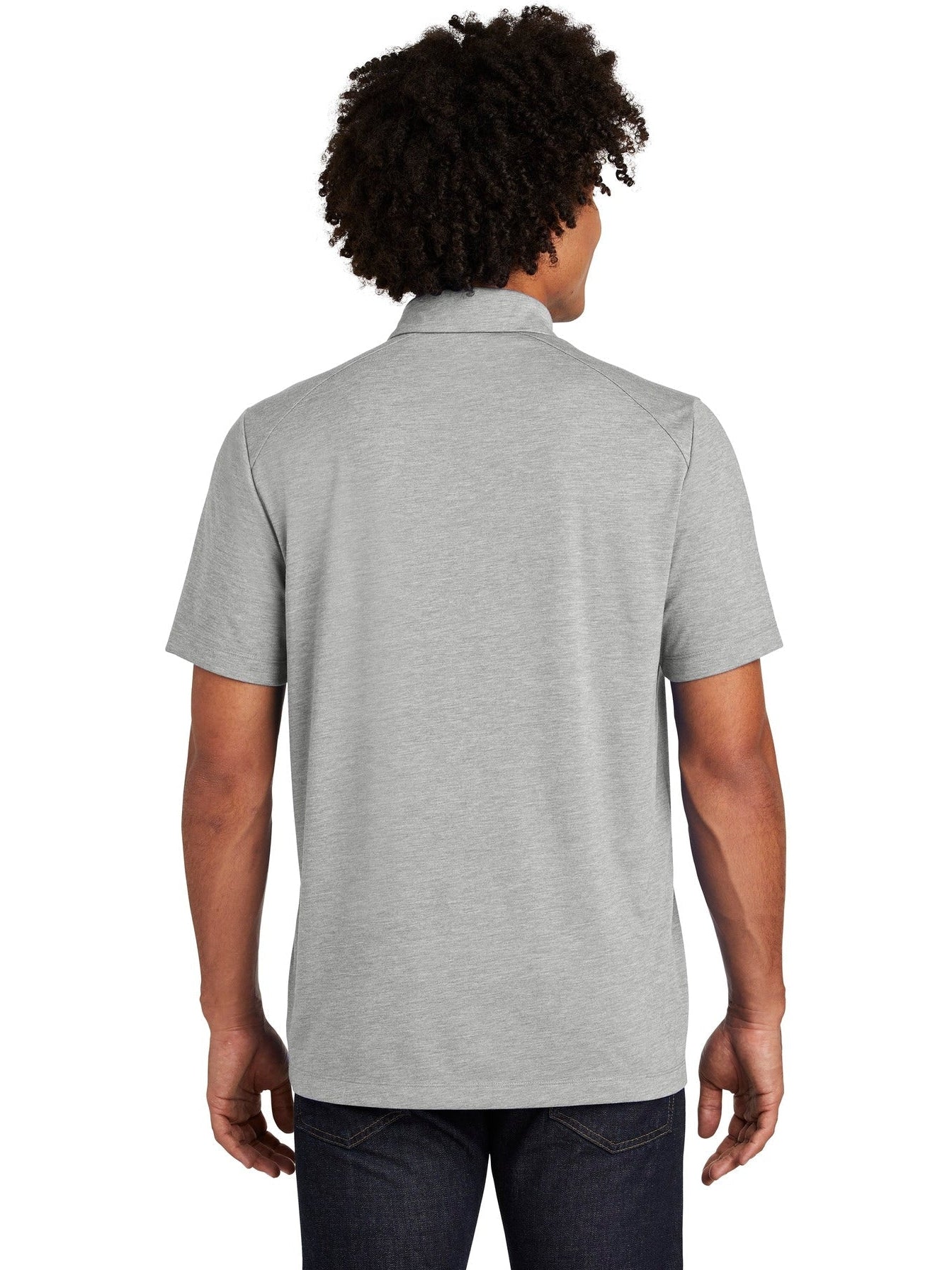 no-logo Sport-Tek PosiCharge Tri-Blend Wicking Polo-Regular-Sport-Tek-Thread Logic