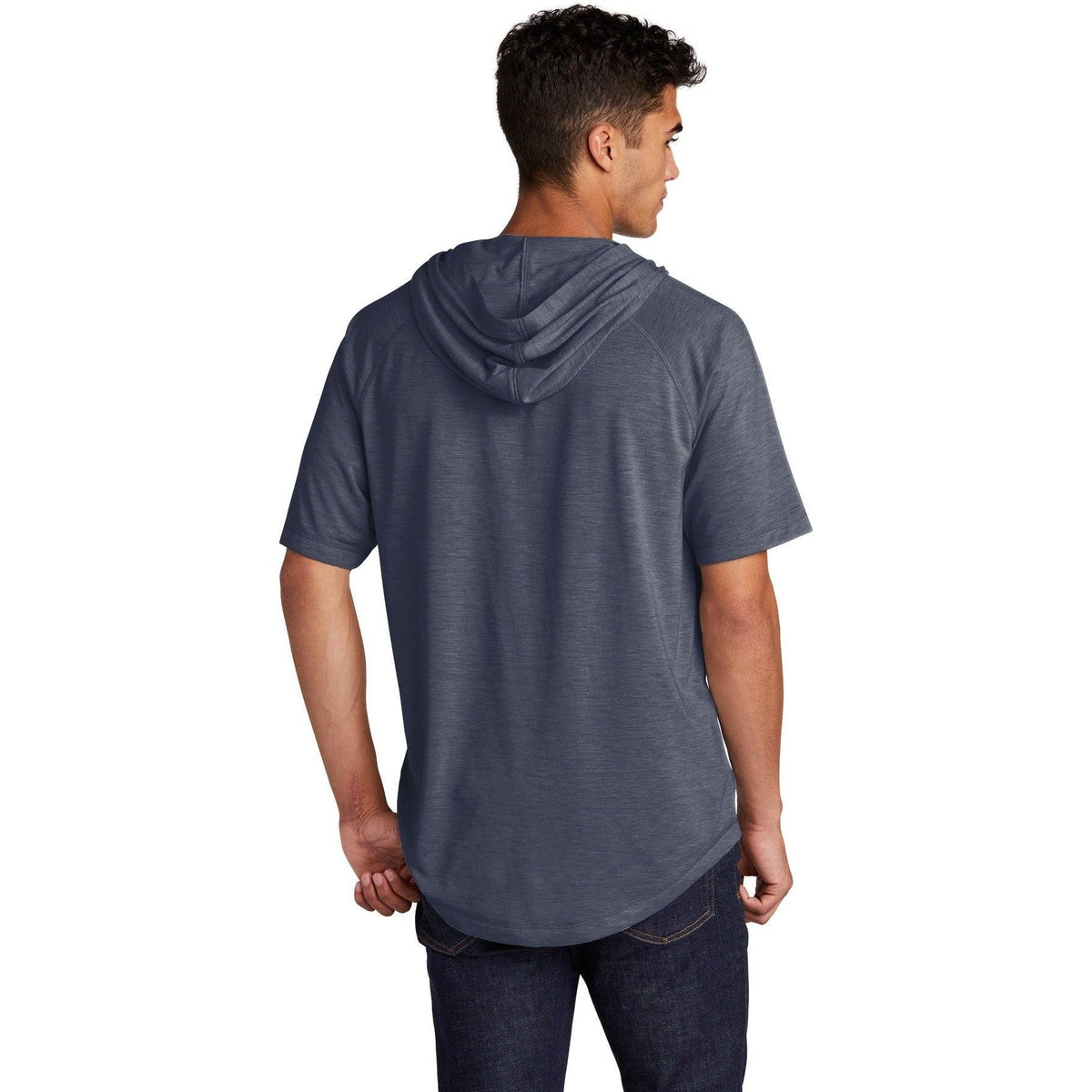 no-logo Sport-Tek PosiCharge Tri-Blend Wicking Short Sleeve Hoodie-Hoodies-Sport-Tek-Thread Logic