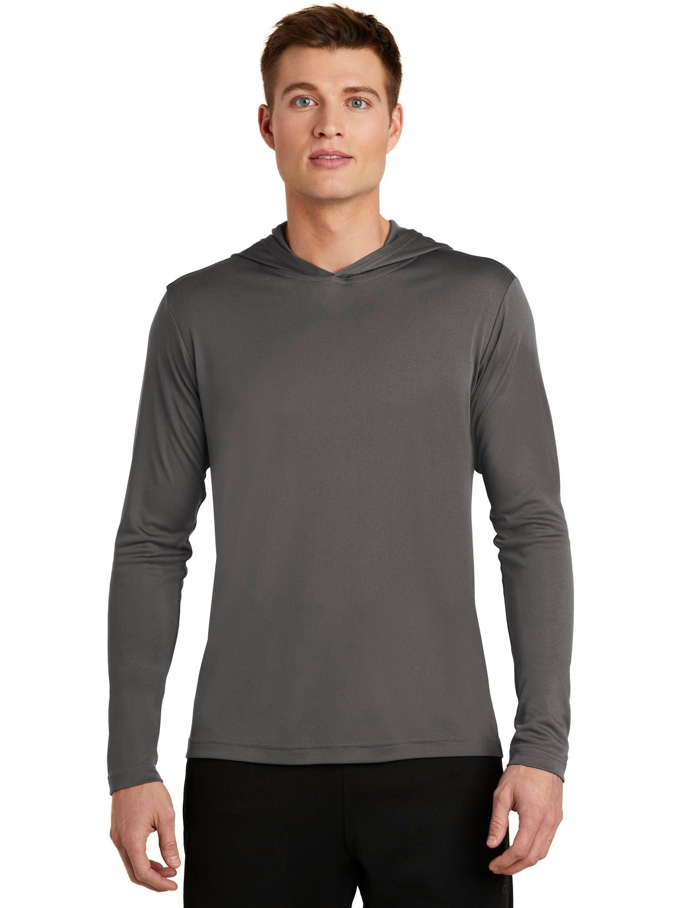 Sport-Tek Posicharge Competitor Hooded Pullover-Regular-Sport-Tek-Iron Grey-S-Thread Logic
