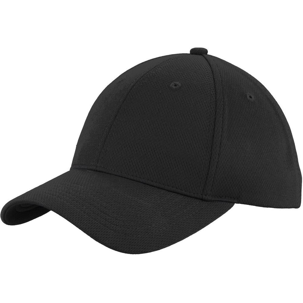 no-logo Sport-Tek Posicharge Racermesh Cap-Regular-Sport-Tek-Black-OSFA-Thread Logic