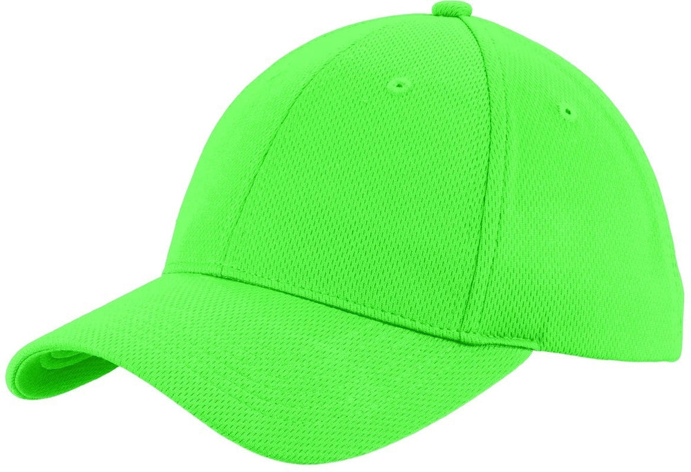 Sport-Tek Posicharge Racermesh Cap-Regular-Sport-Tek-Neon Green-OSFA-Thread Logic no-logo