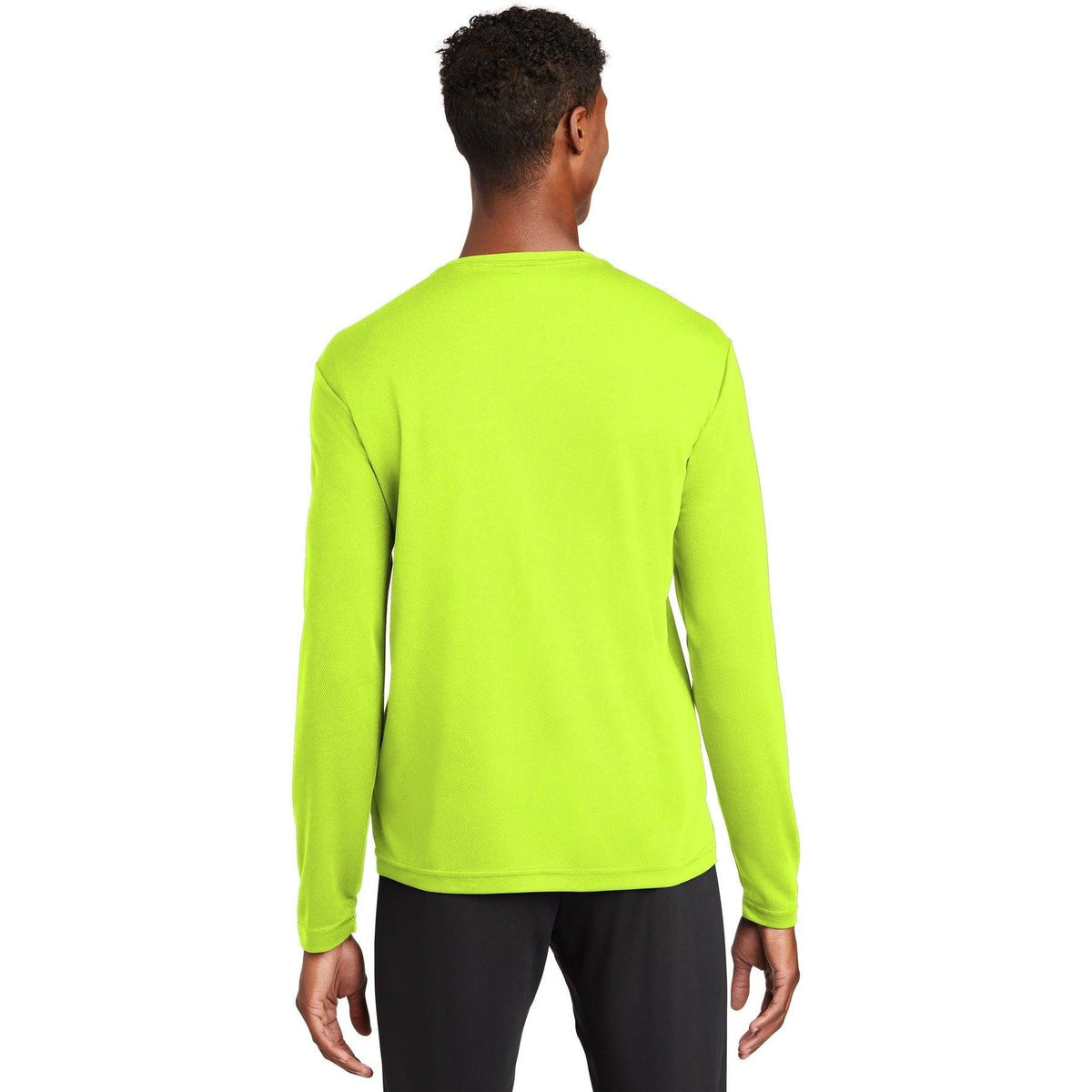 no-logo Sport-Tek Posicharge Racermesh Long Sleeve Tee-Regular-Sport-Tek-Thread Logic