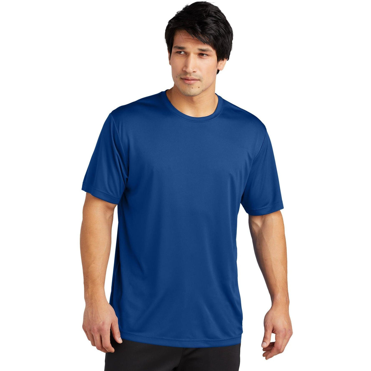 no-logo Sport-Tek Posicharge Re-Compete Tee-Regular-Sport-Tek-True Royal-S-Thread Logic