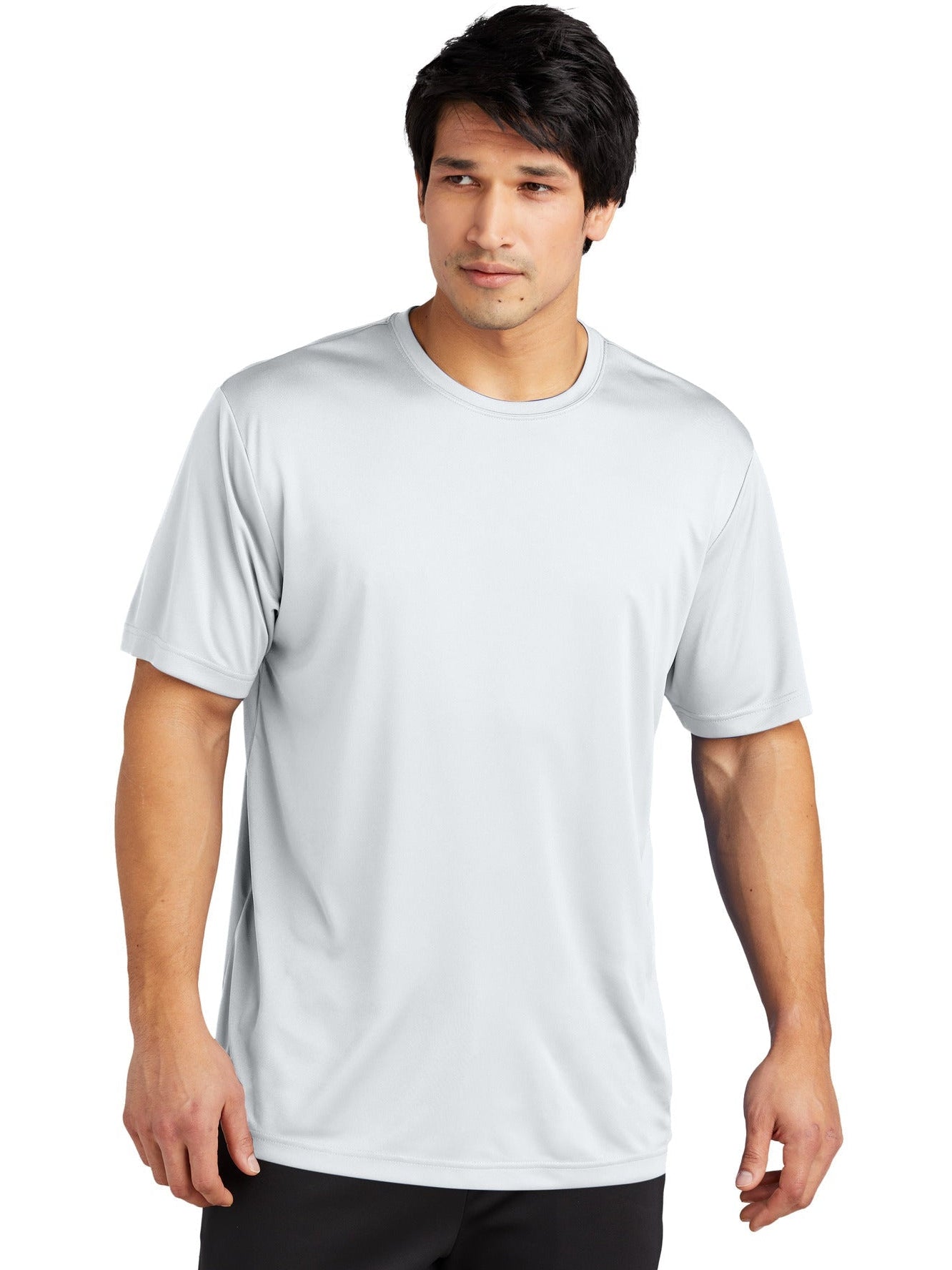 Sport-Tek Posicharge Re-Compete Tee-Regular-Sport-Tek-White-S-Thread Logic
