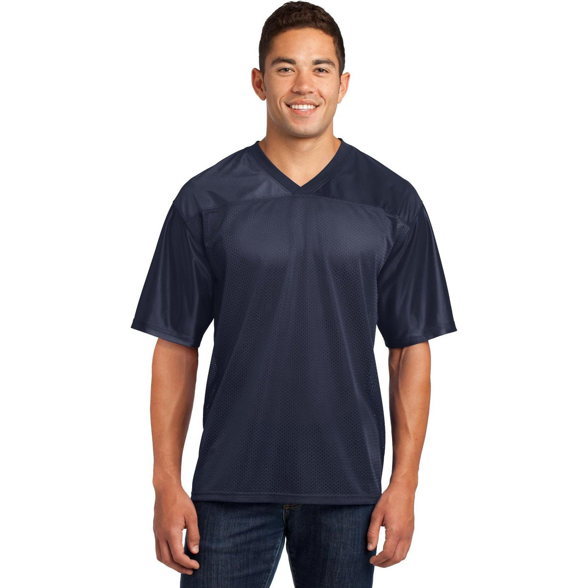 no-logo Sport-Tek Posicharge Replica Jersey-Regular-Sport-Tek-True Navy-S-Thread Logic